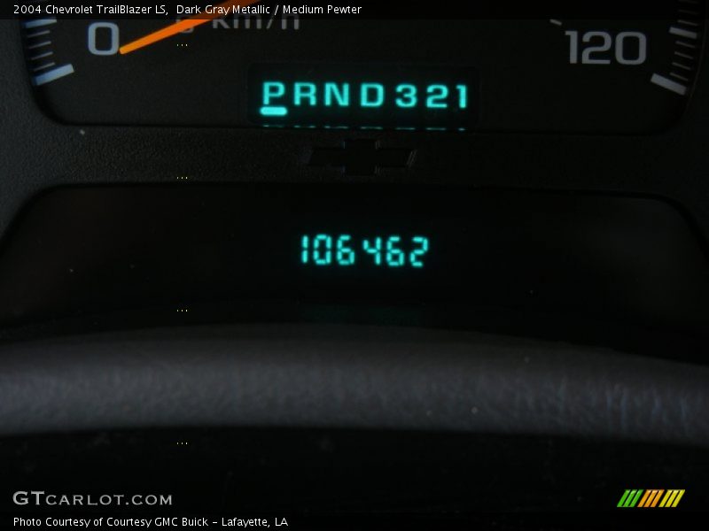 Dark Gray Metallic / Medium Pewter 2004 Chevrolet TrailBlazer LS