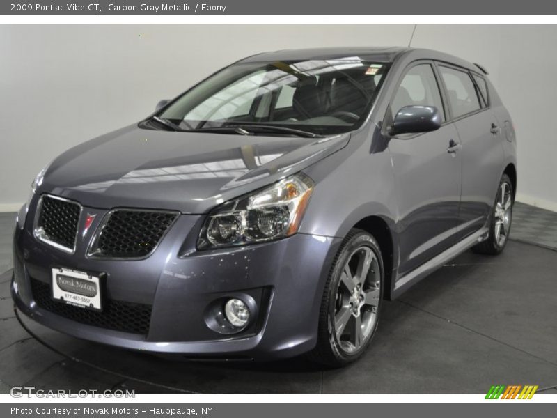Carbon Gray Metallic / Ebony 2009 Pontiac Vibe GT