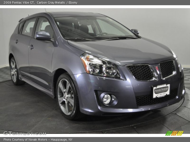 Carbon Gray Metallic / Ebony 2009 Pontiac Vibe GT