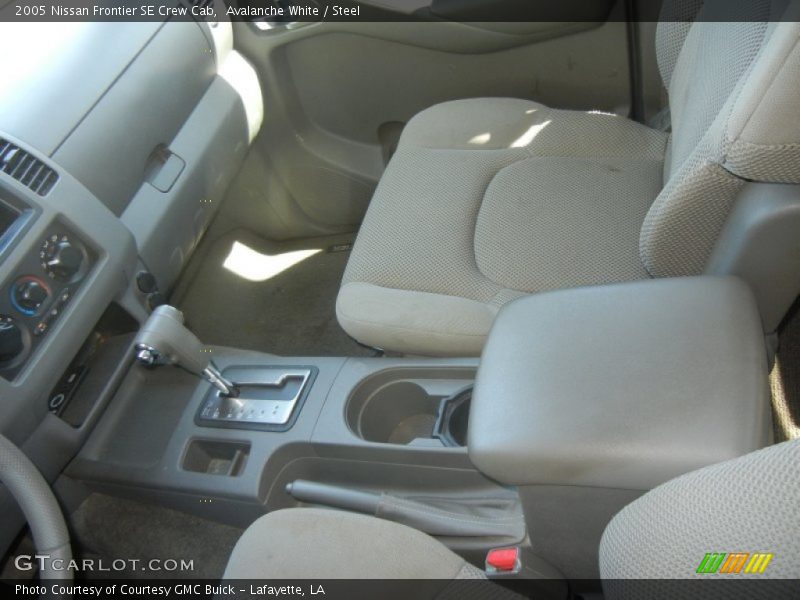 Avalanche White / Steel 2005 Nissan Frontier SE Crew Cab