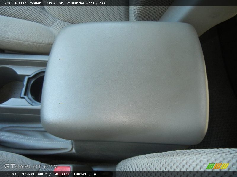 Avalanche White / Steel 2005 Nissan Frontier SE Crew Cab