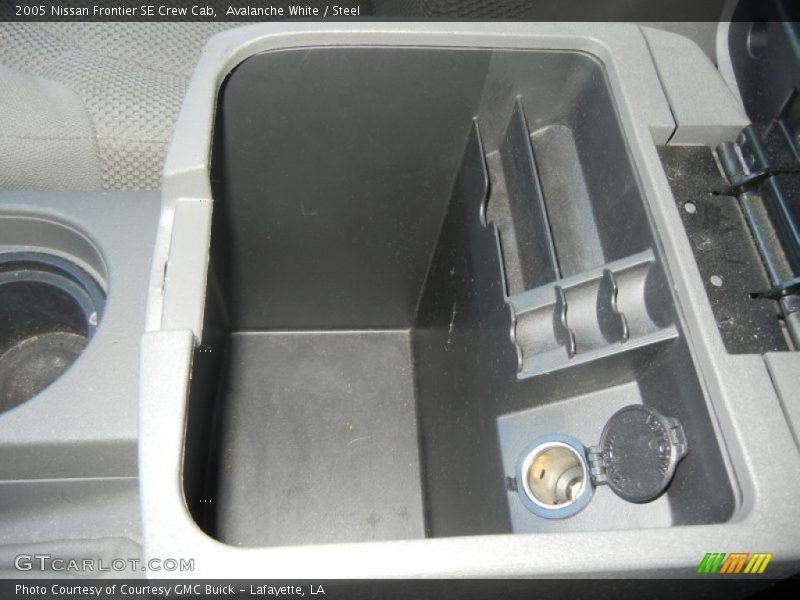 Avalanche White / Steel 2005 Nissan Frontier SE Crew Cab