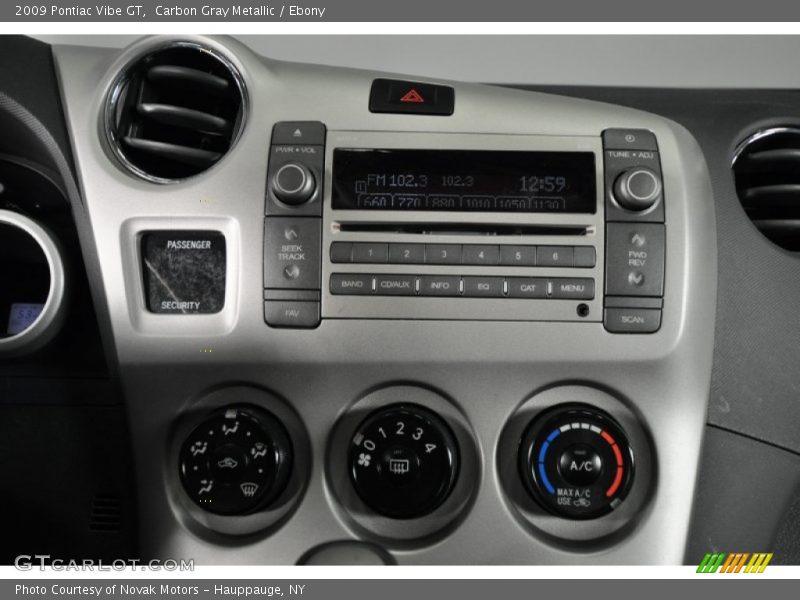 Controls of 2009 Vibe GT