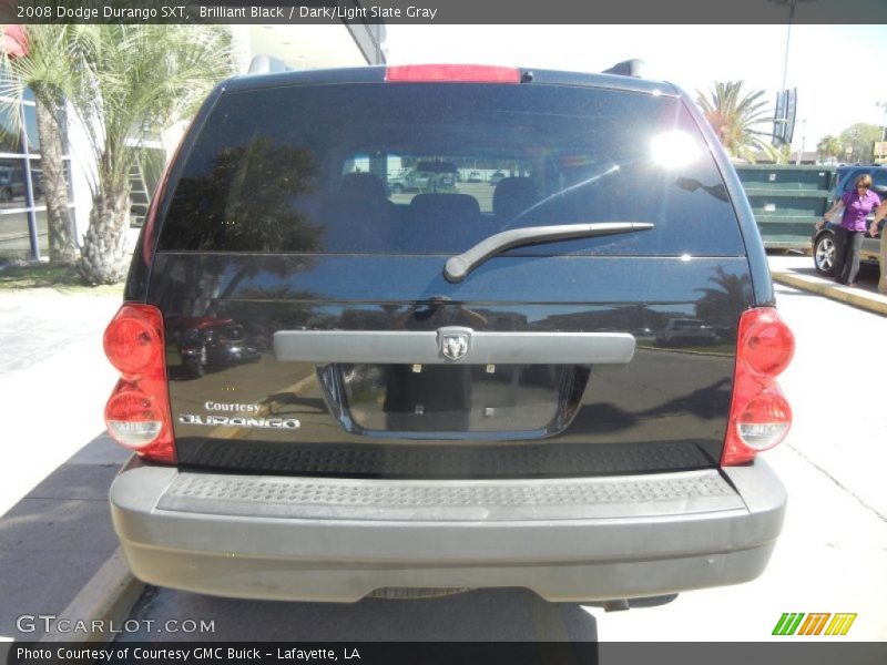 Brilliant Black / Dark/Light Slate Gray 2008 Dodge Durango SXT