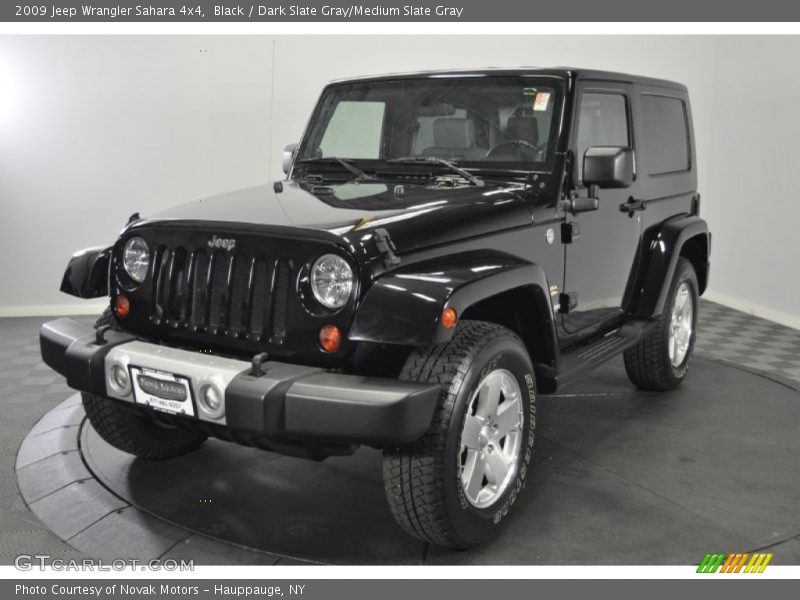 Black / Dark Slate Gray/Medium Slate Gray 2009 Jeep Wrangler Sahara 4x4