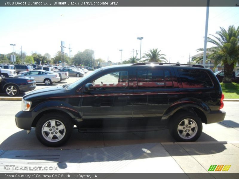 Brilliant Black / Dark/Light Slate Gray 2008 Dodge Durango SXT