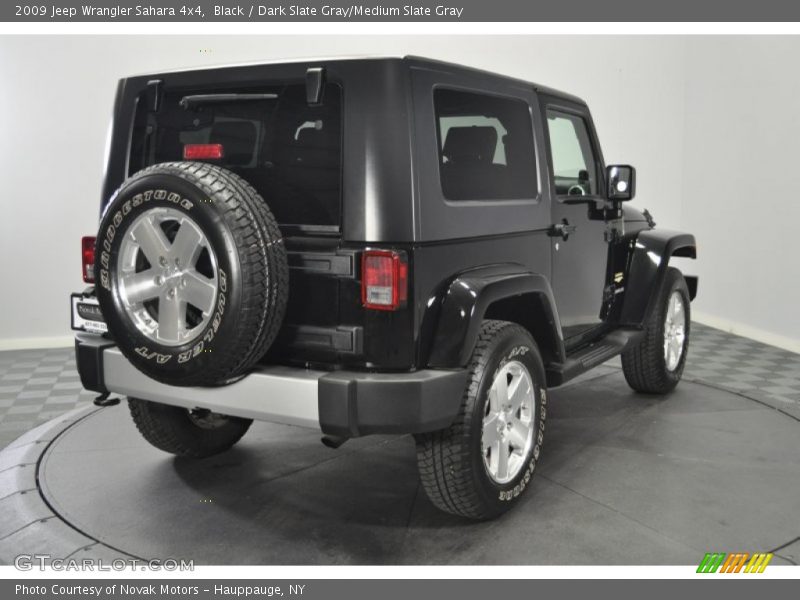 Black / Dark Slate Gray/Medium Slate Gray 2009 Jeep Wrangler Sahara 4x4