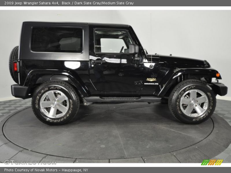 Black / Dark Slate Gray/Medium Slate Gray 2009 Jeep Wrangler Sahara 4x4