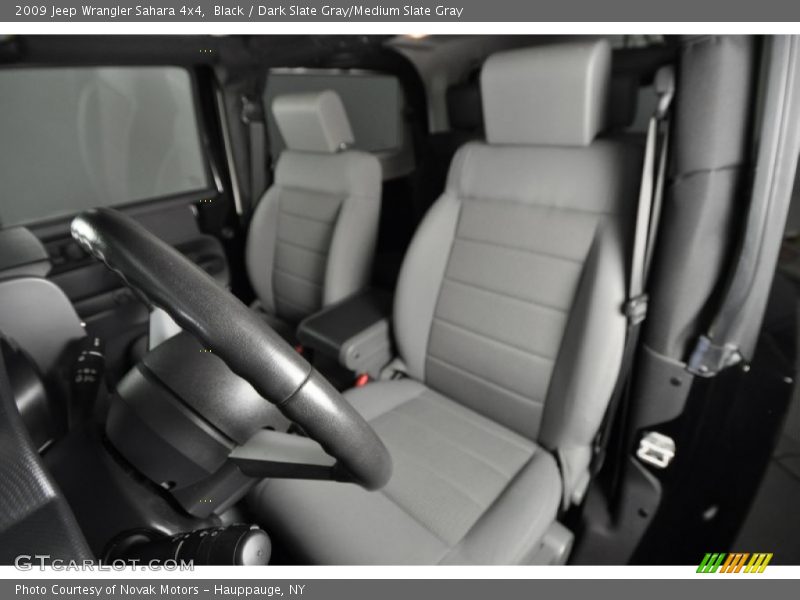Black / Dark Slate Gray/Medium Slate Gray 2009 Jeep Wrangler Sahara 4x4