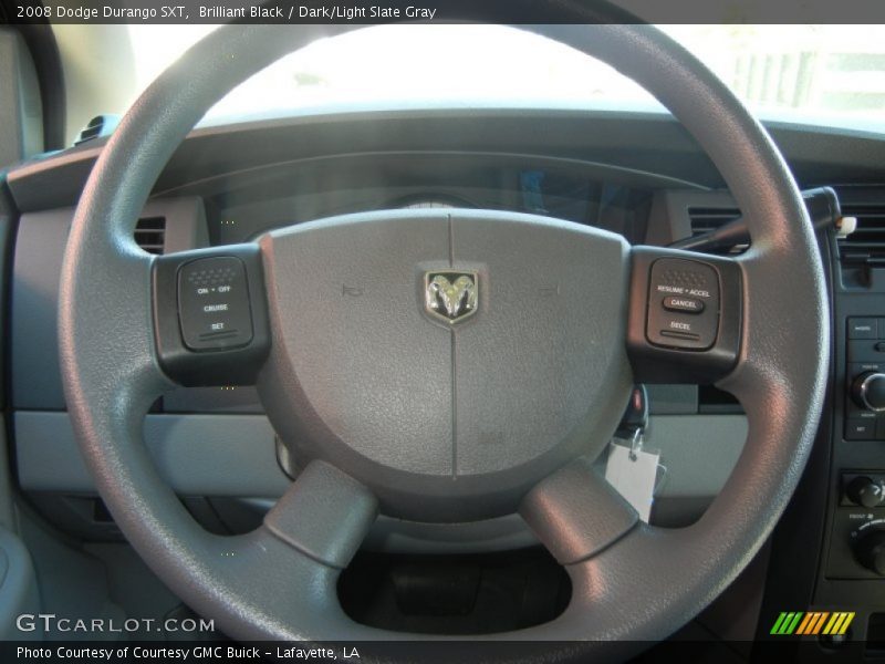 Brilliant Black / Dark/Light Slate Gray 2008 Dodge Durango SXT