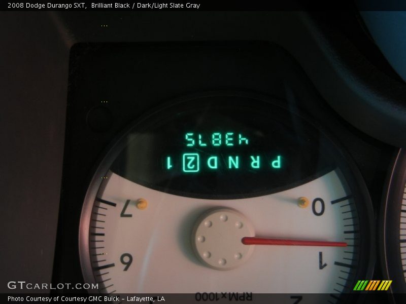 Brilliant Black / Dark/Light Slate Gray 2008 Dodge Durango SXT