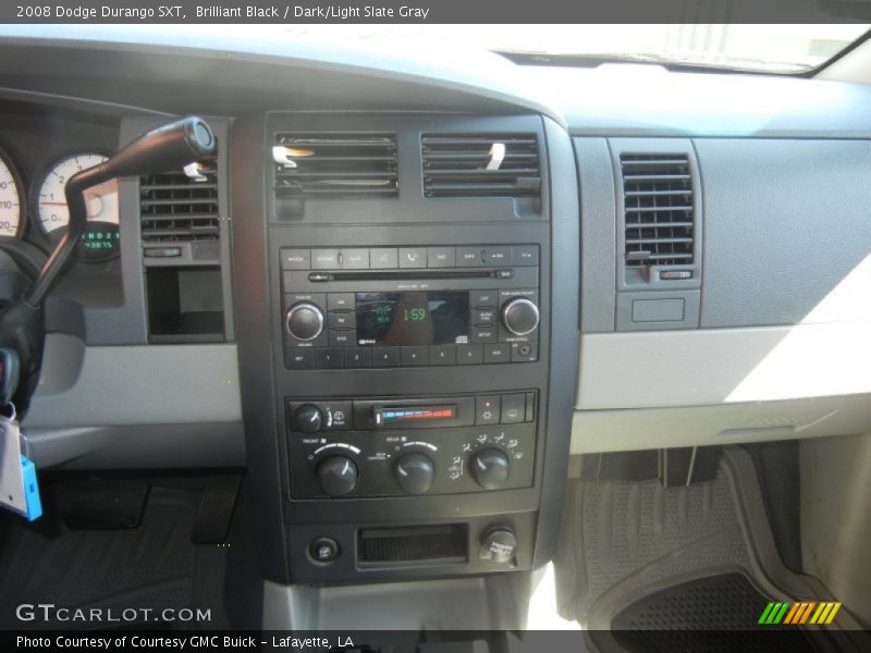 Brilliant Black / Dark/Light Slate Gray 2008 Dodge Durango SXT