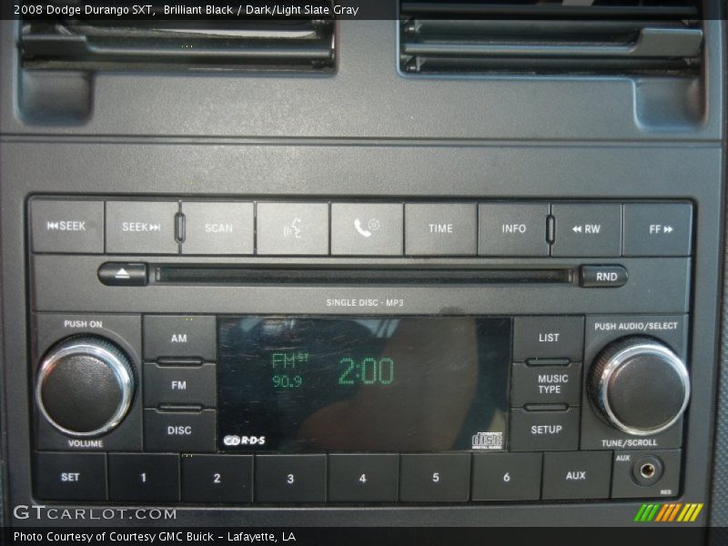 Brilliant Black / Dark/Light Slate Gray 2008 Dodge Durango SXT