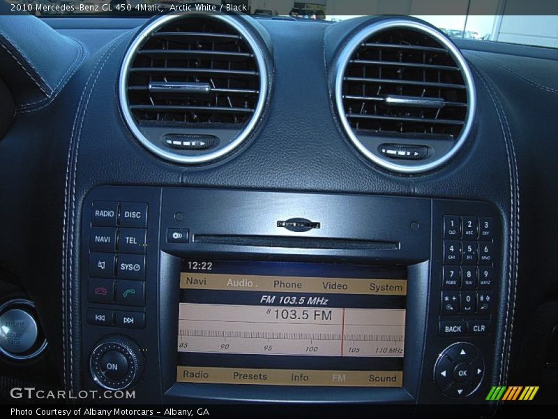 Arctic White / Black 2010 Mercedes-Benz GL 450 4Matic