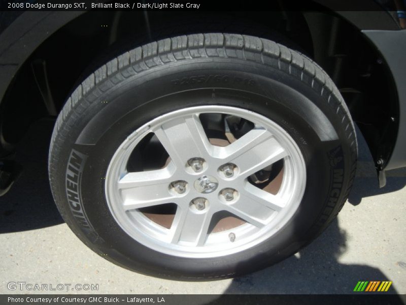 Brilliant Black / Dark/Light Slate Gray 2008 Dodge Durango SXT
