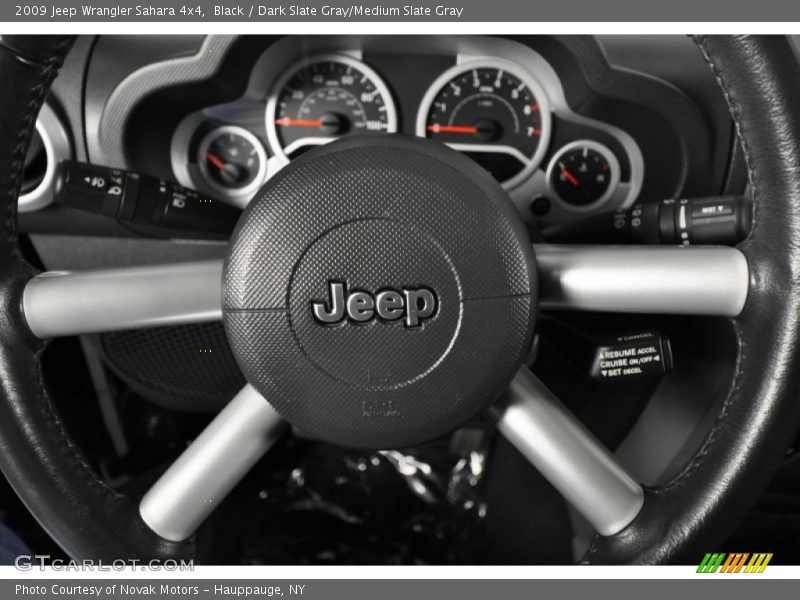 Black / Dark Slate Gray/Medium Slate Gray 2009 Jeep Wrangler Sahara 4x4