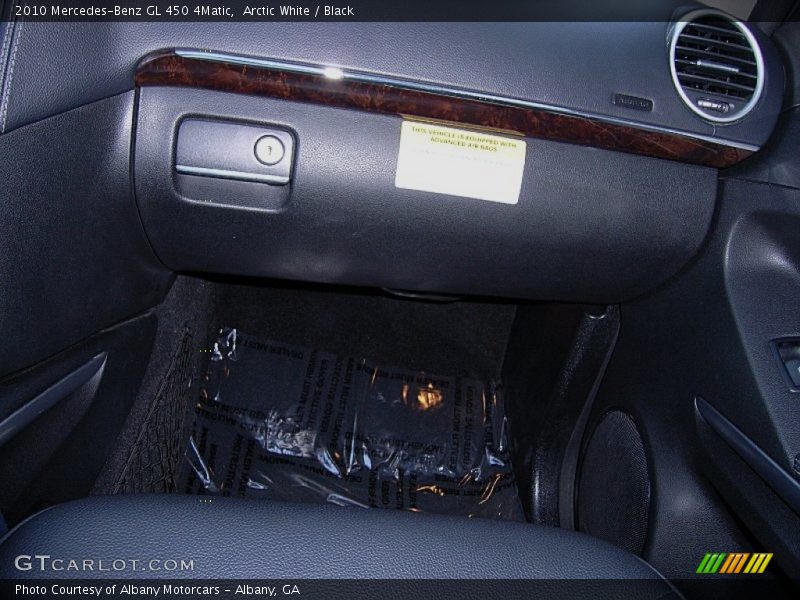 Arctic White / Black 2010 Mercedes-Benz GL 450 4Matic