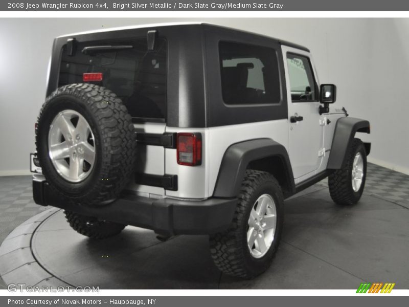 Bright Silver Metallic / Dark Slate Gray/Medium Slate Gray 2008 Jeep Wrangler Rubicon 4x4