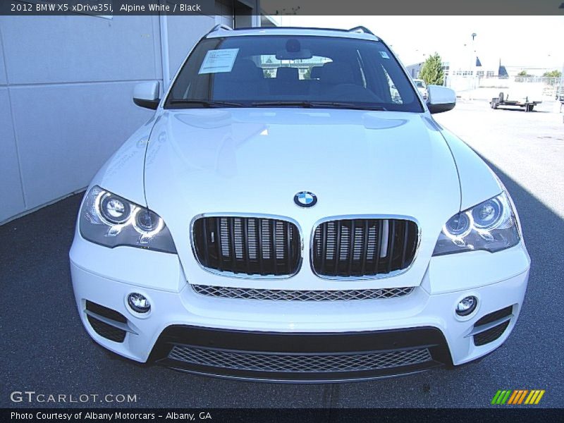Alpine White / Black 2012 BMW X5 xDrive35i