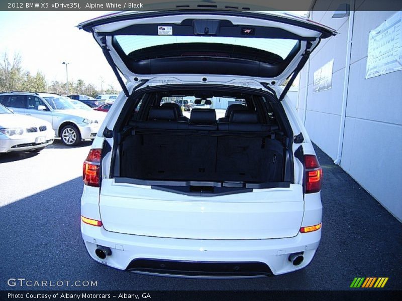 Alpine White / Black 2012 BMW X5 xDrive35i