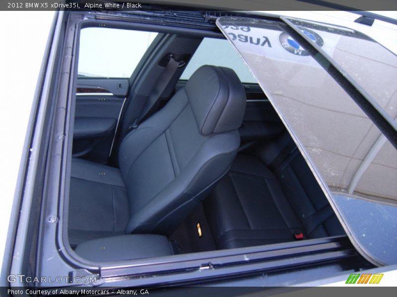 Alpine White / Black 2012 BMW X5 xDrive35i
