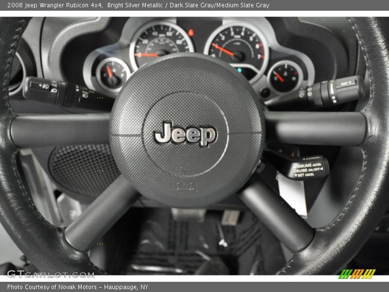 Bright Silver Metallic / Dark Slate Gray/Medium Slate Gray 2008 Jeep Wrangler Rubicon 4x4