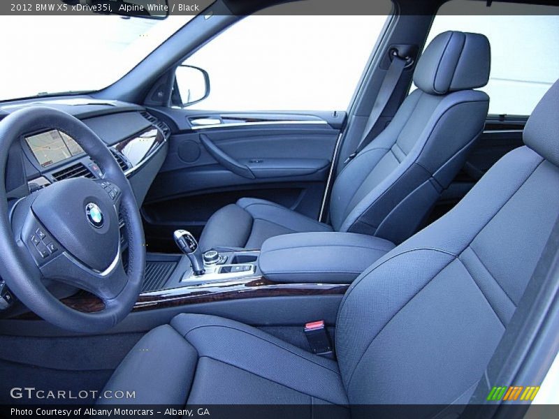 Alpine White / Black 2012 BMW X5 xDrive35i