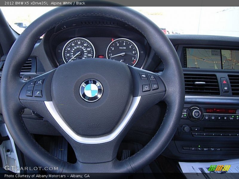 Alpine White / Black 2012 BMW X5 xDrive35i
