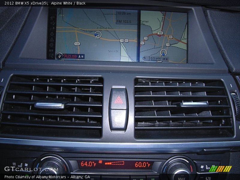 Alpine White / Black 2012 BMW X5 xDrive35i