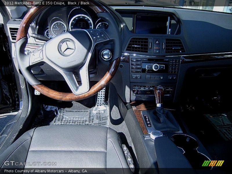 Black / Black 2012 Mercedes-Benz E 350 Coupe
