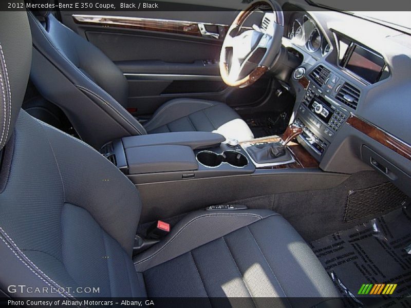 Black / Black 2012 Mercedes-Benz E 350 Coupe