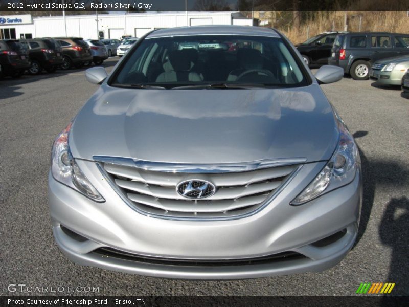 Radiant Silver / Gray 2012 Hyundai Sonata GLS