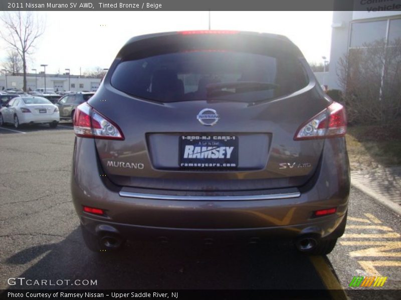 Tinted Bronze / Beige 2011 Nissan Murano SV AWD