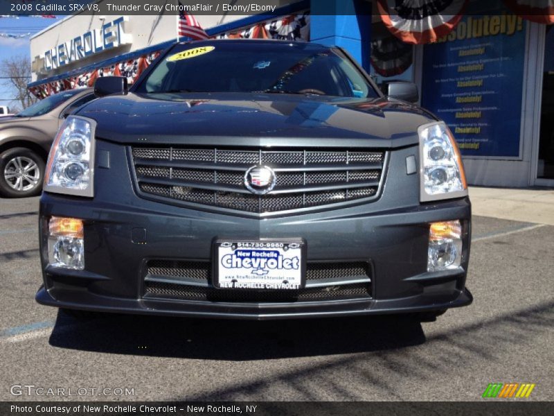 Thunder Gray ChromaFlair / Ebony/Ebony 2008 Cadillac SRX V8