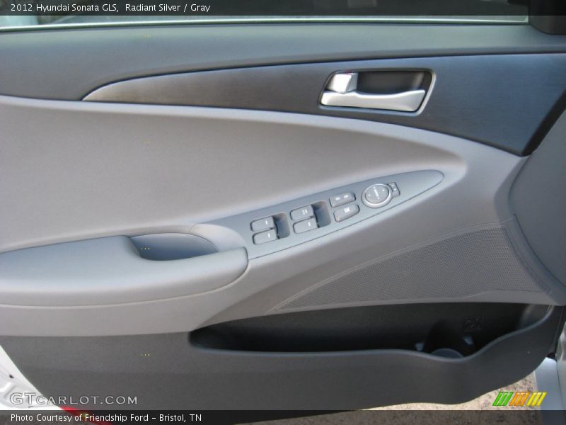 Radiant Silver / Gray 2012 Hyundai Sonata GLS