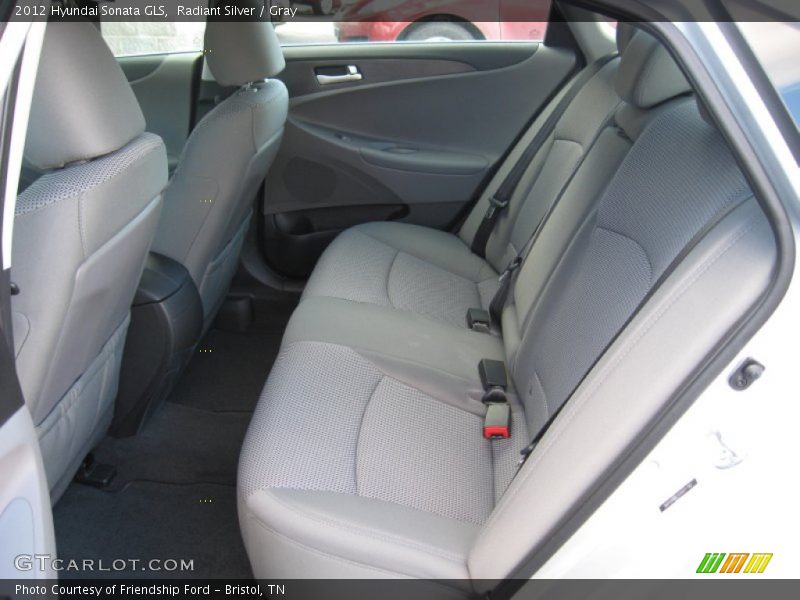Radiant Silver / Gray 2012 Hyundai Sonata GLS