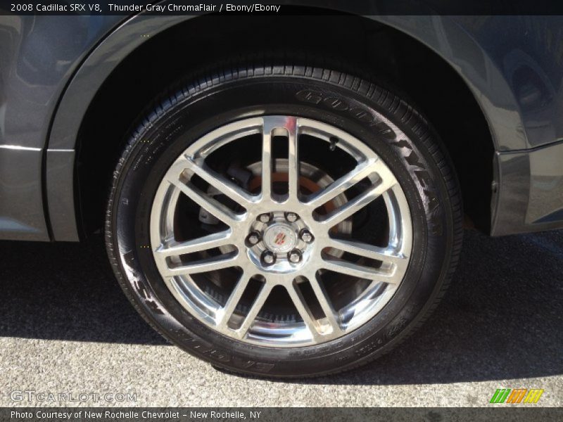 Thunder Gray ChromaFlair / Ebony/Ebony 2008 Cadillac SRX V8