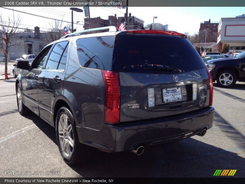 Thunder Gray ChromaFlair / Ebony/Ebony 2008 Cadillac SRX V8