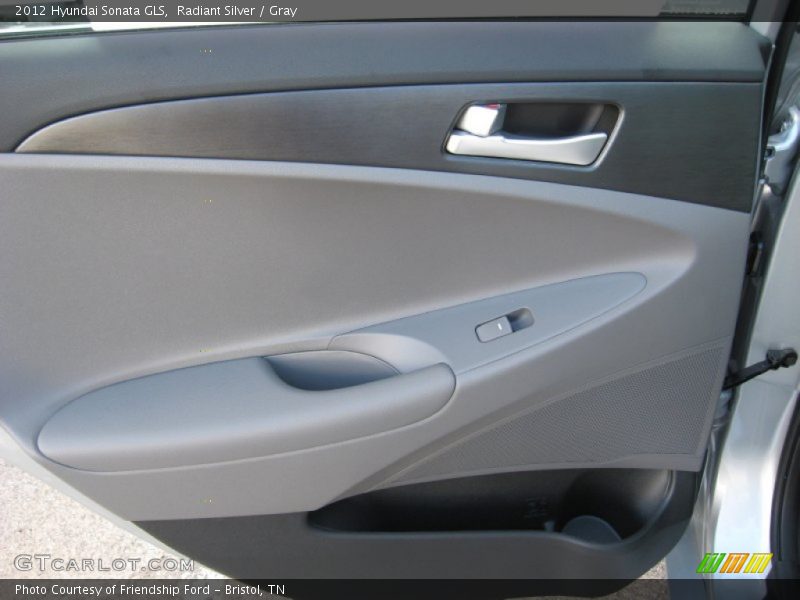 Radiant Silver / Gray 2012 Hyundai Sonata GLS