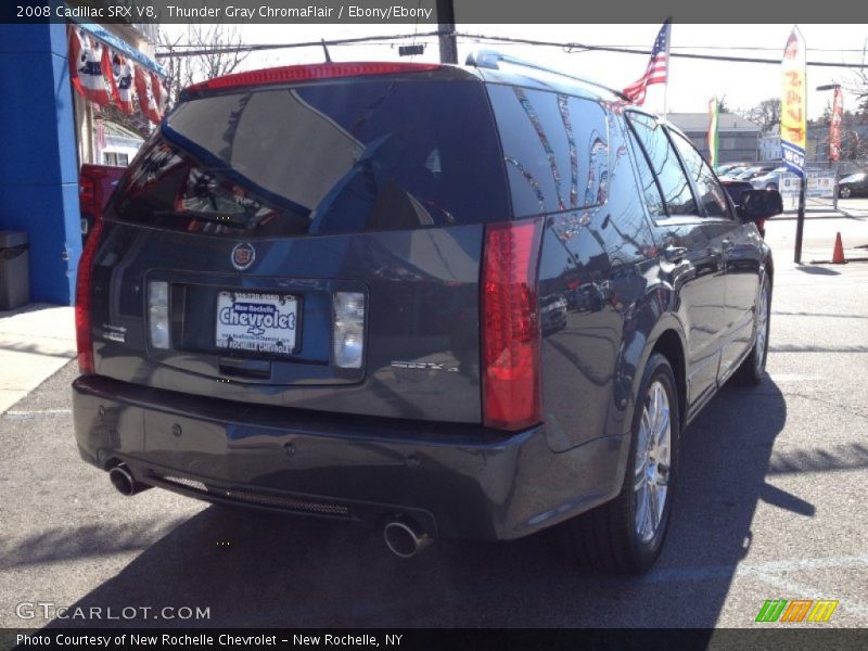 Thunder Gray ChromaFlair / Ebony/Ebony 2008 Cadillac SRX V8