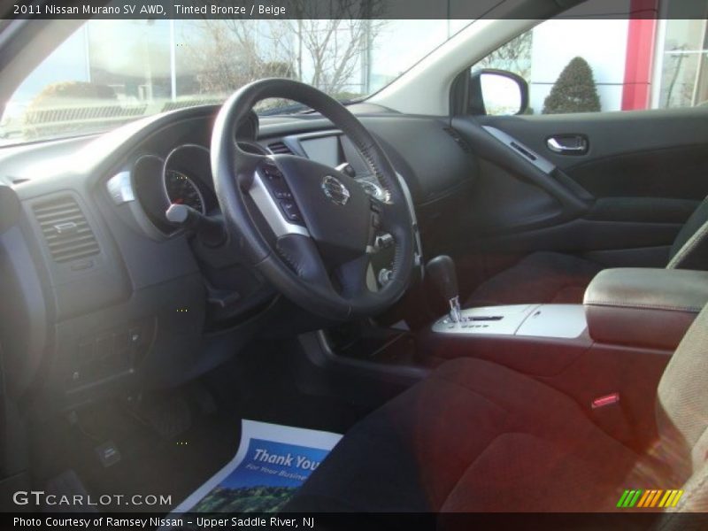 Tinted Bronze / Beige 2011 Nissan Murano SV AWD
