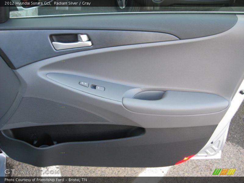 Radiant Silver / Gray 2012 Hyundai Sonata GLS