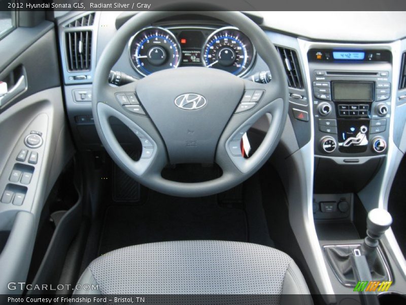 Radiant Silver / Gray 2012 Hyundai Sonata GLS