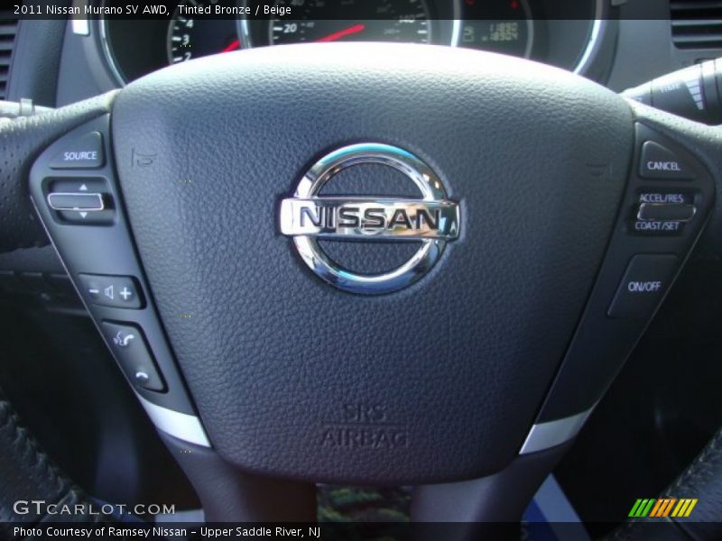 Tinted Bronze / Beige 2011 Nissan Murano SV AWD