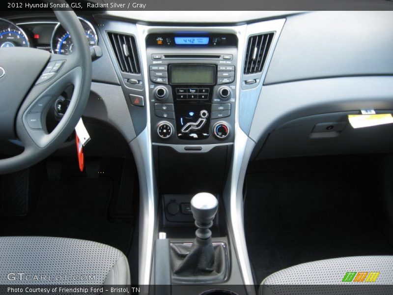 Radiant Silver / Gray 2012 Hyundai Sonata GLS