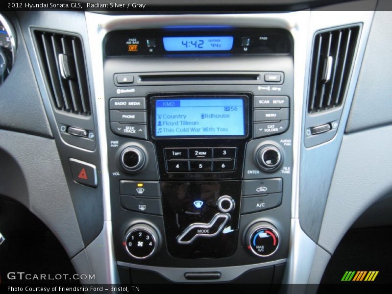 Radiant Silver / Gray 2012 Hyundai Sonata GLS