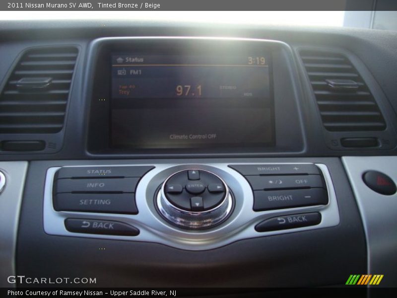Tinted Bronze / Beige 2011 Nissan Murano SV AWD