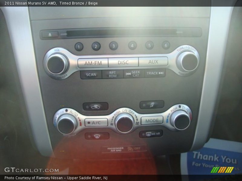 Tinted Bronze / Beige 2011 Nissan Murano SV AWD