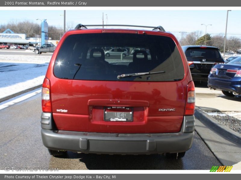 Redfire Metallic / Gray 2001 Pontiac Montana