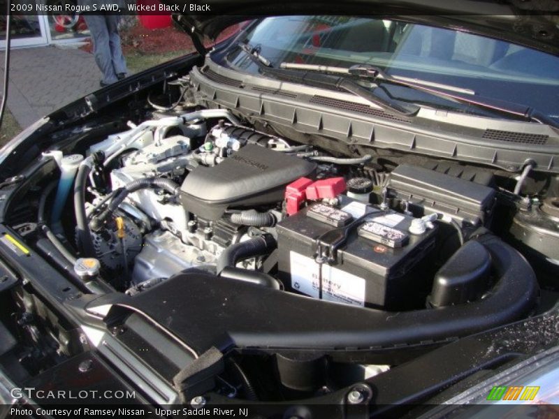 Wicked Black / Black 2009 Nissan Rogue S AWD